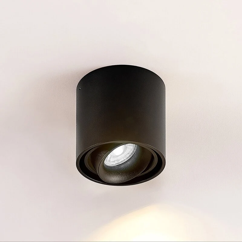 B-Ware Arcchio Walza Downlight GU10 schwarz Leuchte Lampe Deckenleuchte Deckenlampe