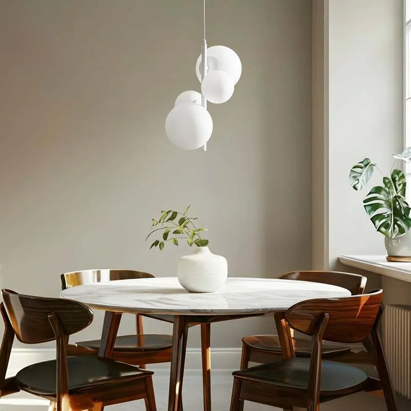 B-Ware Hängeleuchte Dione Pendelleuchte Hängelampe Deckenlampe weiß SIEHE TEXT/FOTO