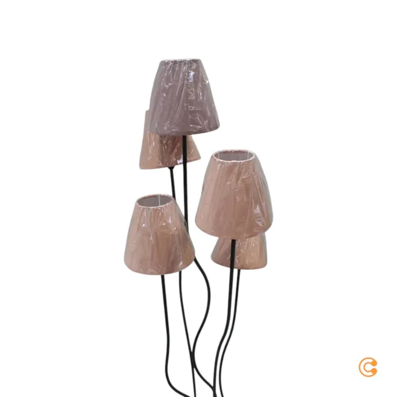 B-Ware KARE Stehleuchte Lampe Leuchte Berry Cinque 5flg rosa SIEHE TEXT/FOTO