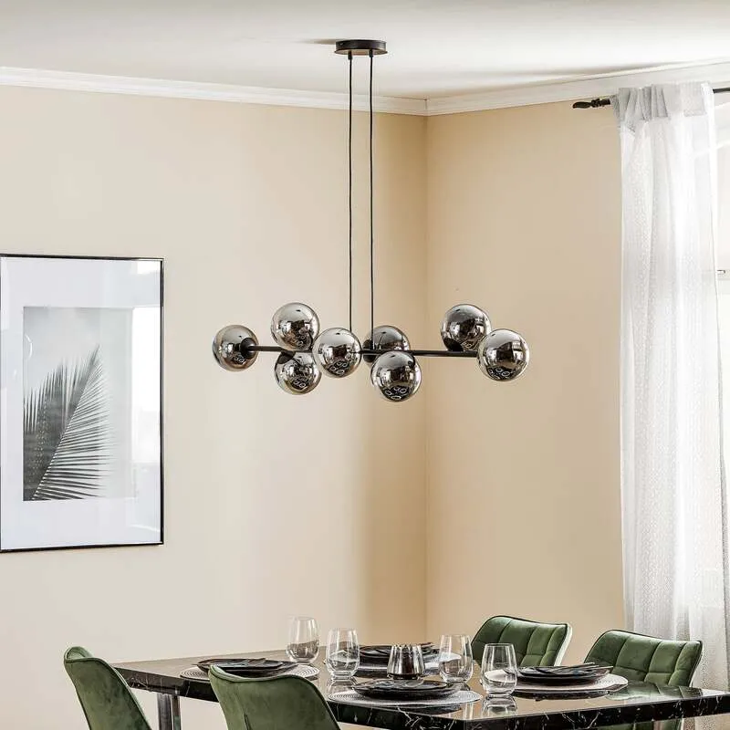 B-Ware Euluna Hängeleuchte Hängelampe Lampe Leuchte Glassy 8 flammig SIEHE TEXT/FOTO