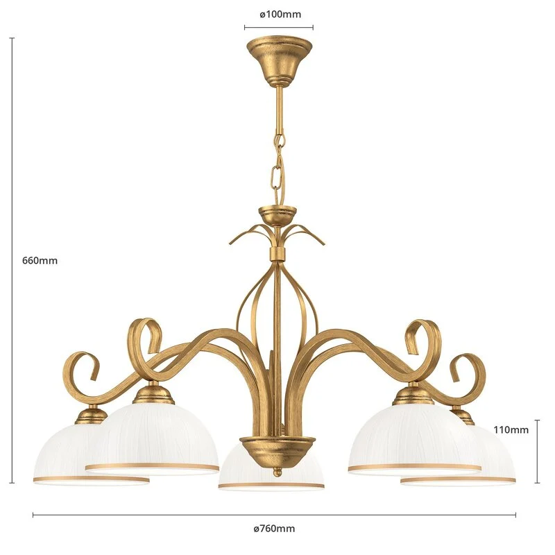 B-Ware Euluna Pendelleuchte Wivara Pendellampe Lampe Leuchte Decke 5 SIEHE TEXT/FOTO