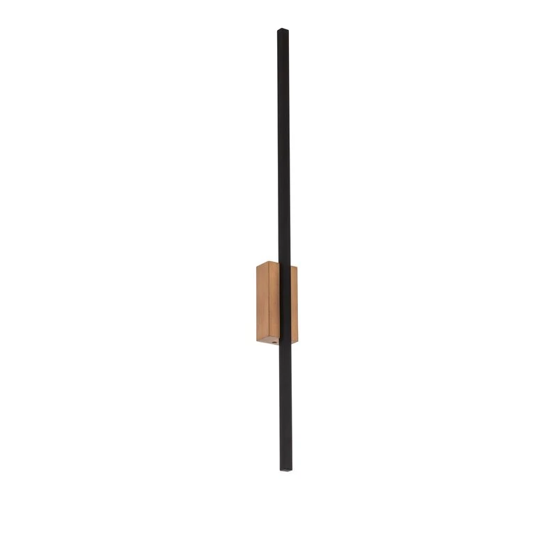 B-Ware TK Lighting Wandleuchte Wandlampe LED Flash schwarz kiefer Leuchte Leuchtmittel