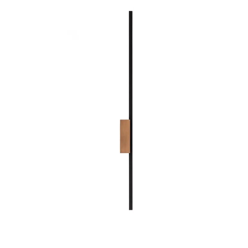 B-Ware TK Lighting Wandleuchte Wandlampe LED Flash schwarz kiefer Leuchte Leuchtmittel