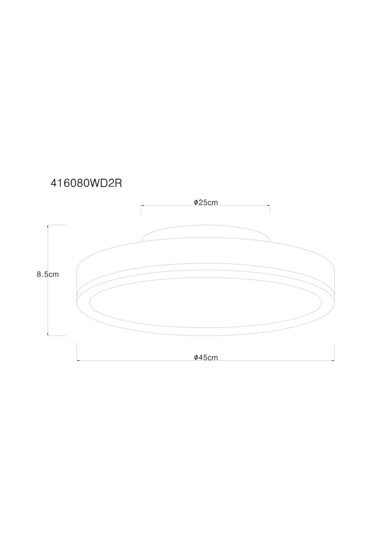 B-Ware Globo Deckenleuchte Lampe LED DORO Deckenlampe Graphit holzoptik opal Kunststoff