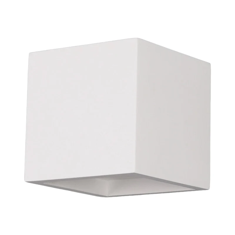 B-Ware Lindby Wandleuchte Wandlampe LED Gipsleuchte weiß Wohnraum Flur Schlafzimmer