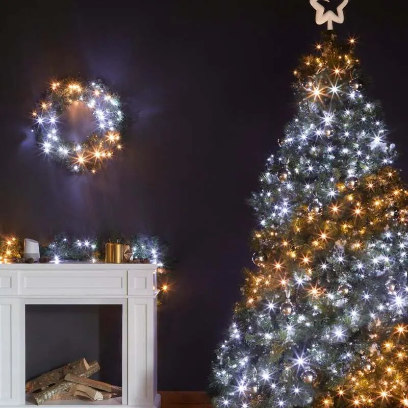 B-Ware Twinkly LED Lichterkette 250er mit WLAN und Appsteuerung warmweiß kaltweiß