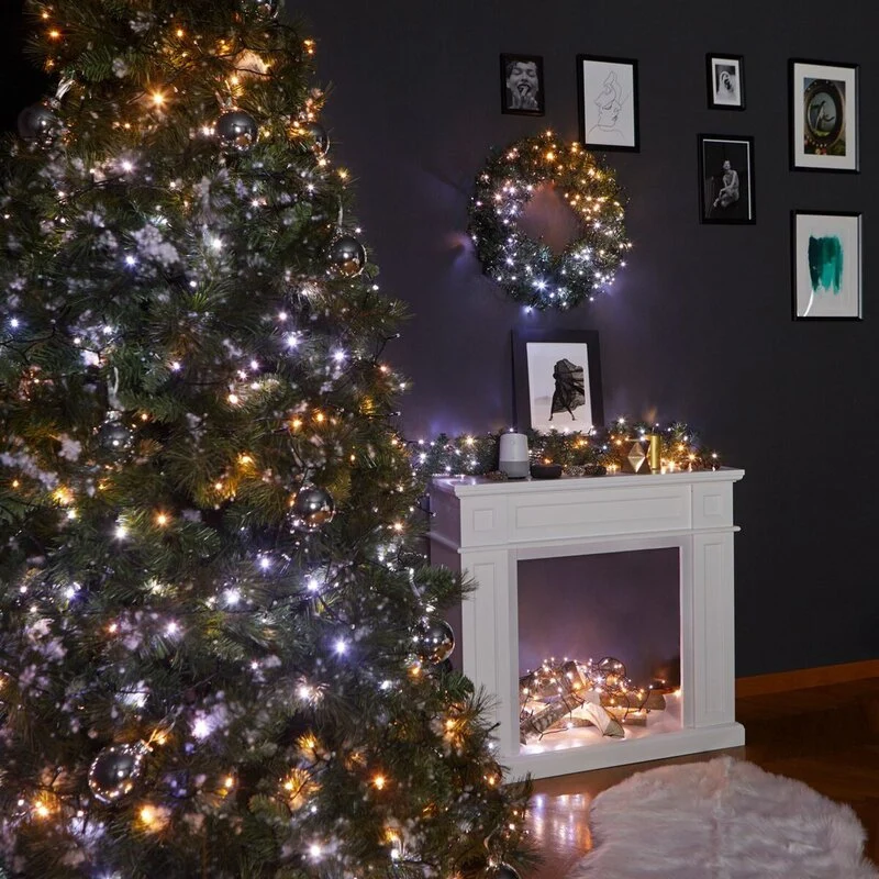 B-Ware Twinkly LED Lichterkette 250er mit WLAN und Appsteuerung warmweiß kaltweiß