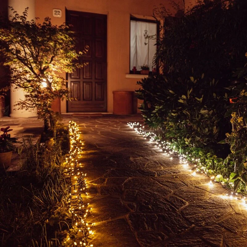 B-Ware Twinkly LED Lichterkette 250er mit WLAN und Appsteuerung warmweiß kaltweiß