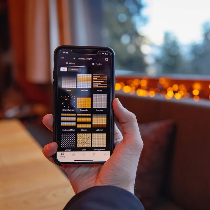 B-Ware Twinkly LED Lichterkette 250er mit WLAN und Appsteuerung warmweiß kaltweiß