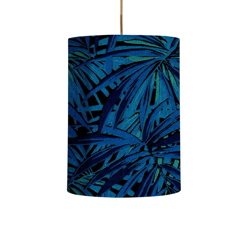 B-Ware EBB FLOW Pendelleuchte Hängelampe Leaves elektrisch silber Samt 40cm