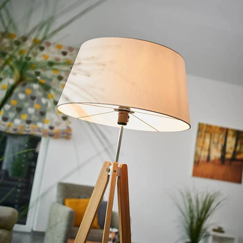 B-Ware Rothfels Thea Textil-Stehlampe Wohnzimmerlampe Stehleuchte E27 SIEHE TEXT/FOTO