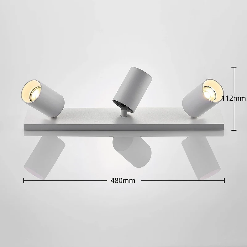 B-Ware Arcchio Strahler Brinja Deckenleuchte weiß eckig Ø 6 cm 3 flg SIEHE TEXT