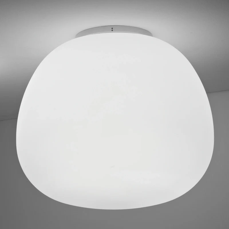 B-Ware Fabbian Deckenleuchte Lampe Mochi weiß 45 cm Metall Glas E27 SIEHE TEXT/FOTO