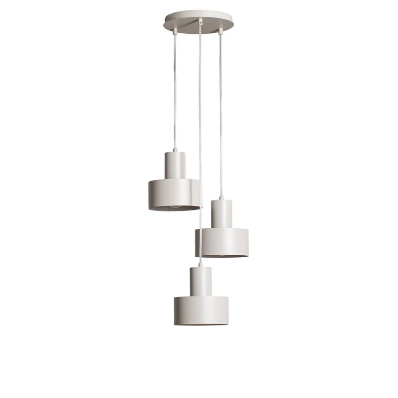 B-Ware Hängeleuchte Rif 3 Pendelleuchte Lampe taupe rund 3 flammig Ø 33 cm SIEHE TEXT