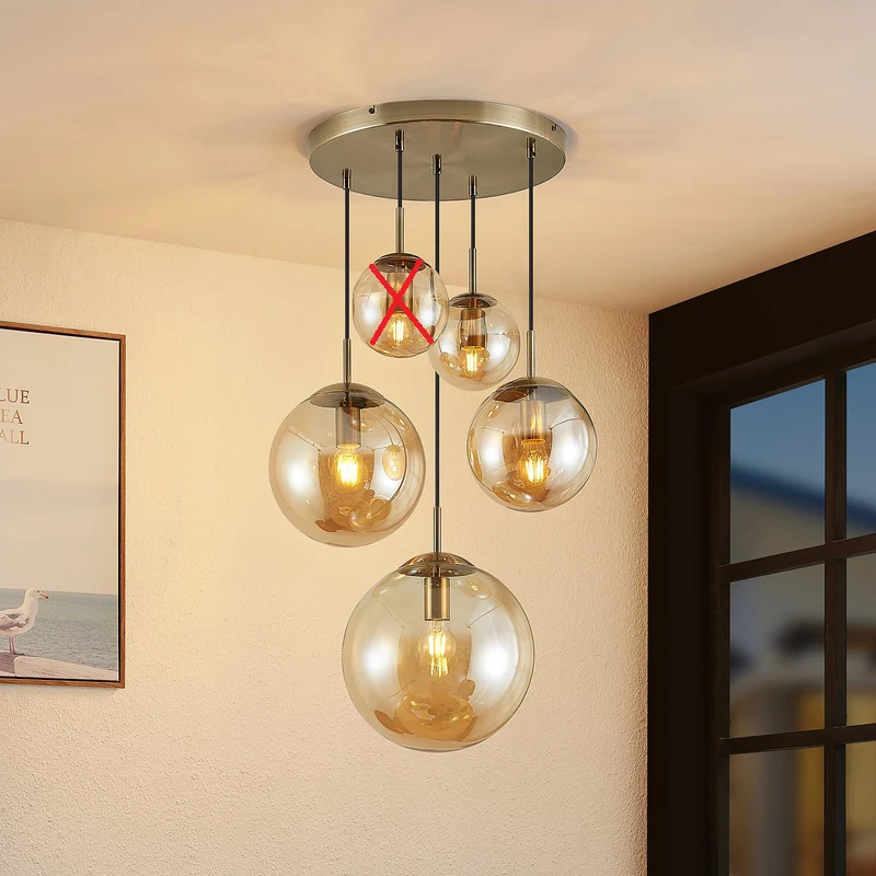 B-Ware Lindby Teeja Hängeleuchte Deckenlampe Deckenlampe Lampe SIEHE TEXT/FOTO