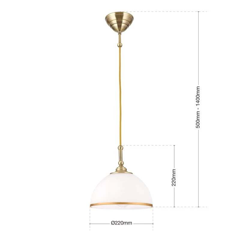 B-Ware Orion Hängeleuchte Old Lamp Hängelampe Deckenlampe Textilkabel SIEHE TEXT/FOTO