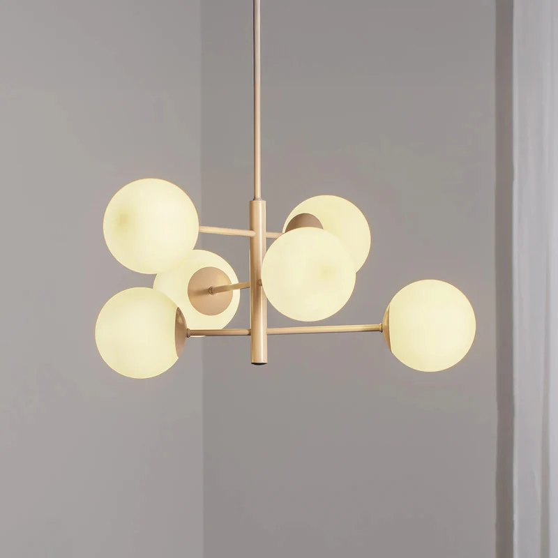 B-Ware Domiluce Hängeleuchte Pendelleuchte Aurora Glasleuchte E14 beige SIEHE TEXT/FOTO