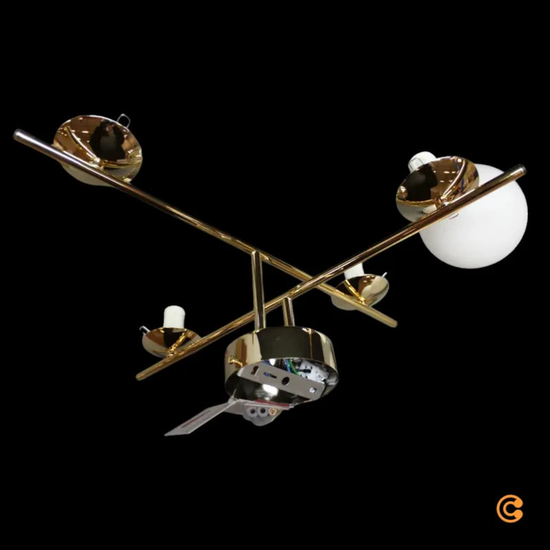 B-Ware Domiluce Deckenleuchte Aurora vierflammig gold Deckenlampe E14 SIEHE TEXT/FOTO