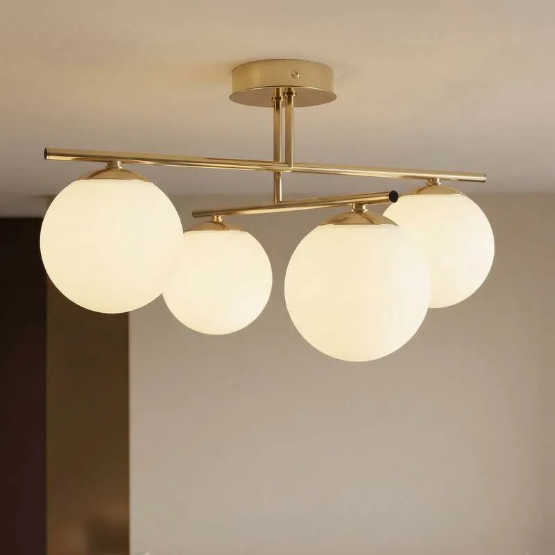 B-Ware Domiluce Deckenleuchte Aurora vierflammig gold Deckenlampe E14 SIEHE TEXT/FOTO