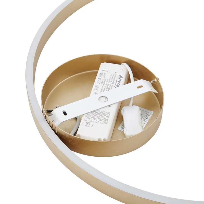 B-Ware Lucande Deckenleuchte Deckenlampe LED Smart gold Fernbedienung Tuya Aluminium