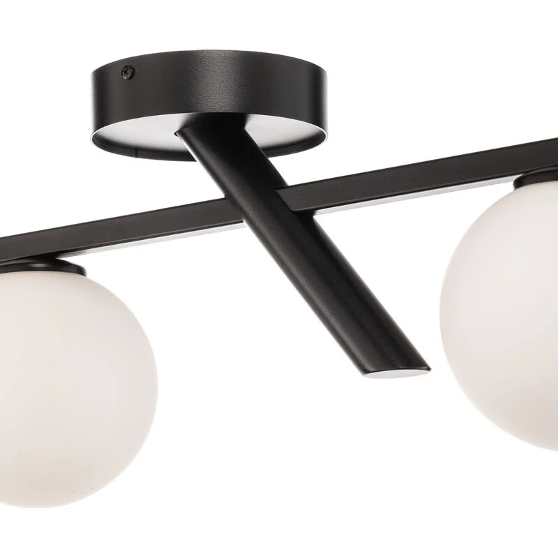B-Ware Baleo Deckenleuchte Lampe schwarz opal fünfflammig Beleuchtung SIEHE TEXT/FOTO