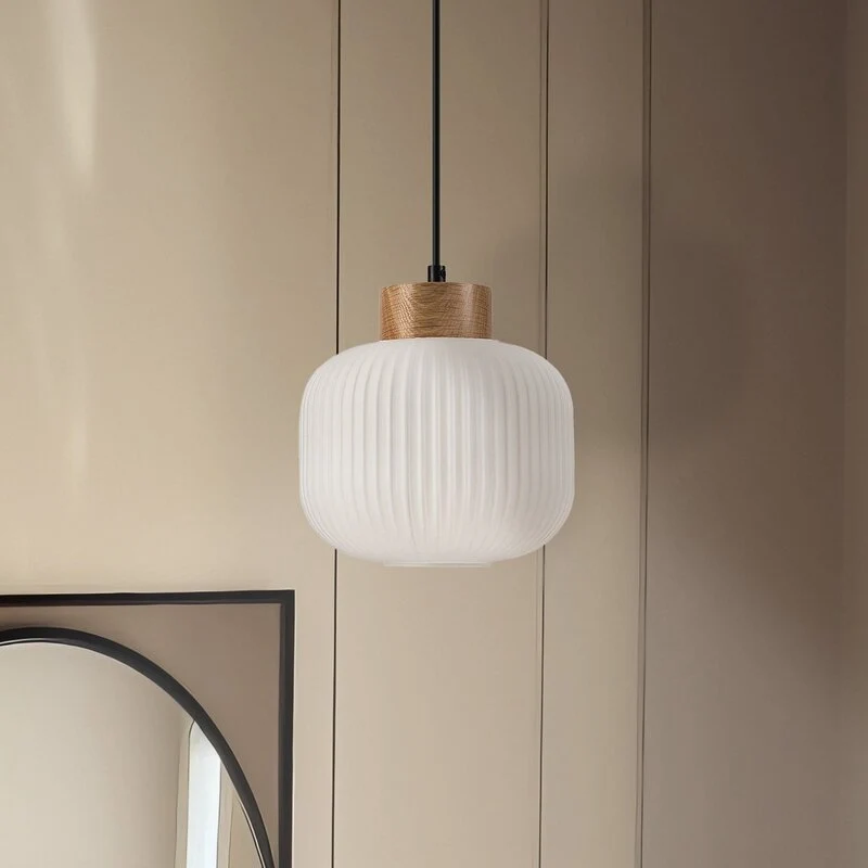 B-Ware Harmony Hängeleuchte Pendelleuchte Opalglaslampe Ø 20 cm SIEHE TEXT/FOTO