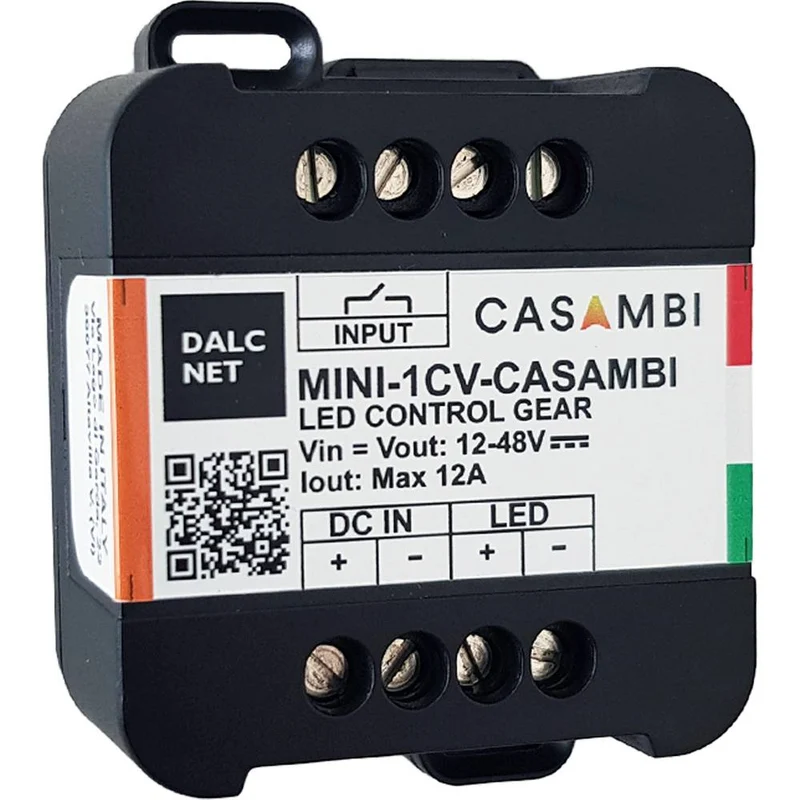 B-Ware Dalcnet Dimmer Steuergerät LED Dimmer 12V-48V 10A CV Casambi