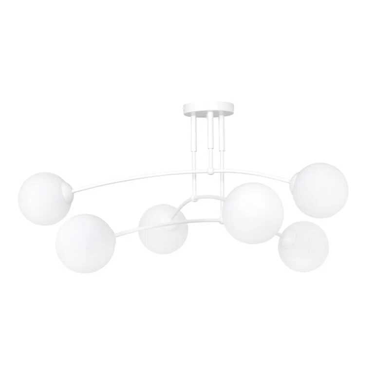 B-Ware Deckenleuchte Pregos 6 sechsflammig in Weiß Deckenlampe Lampe SIEHE TEXT/FOTO