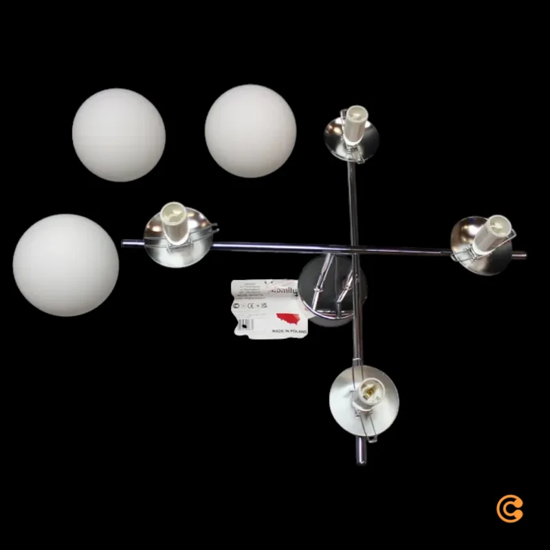 B-Ware Domiluce Aurora Deckenleuchte Lampe chrom E14 4-flammig Metall SIEHE TEXT/FOTO