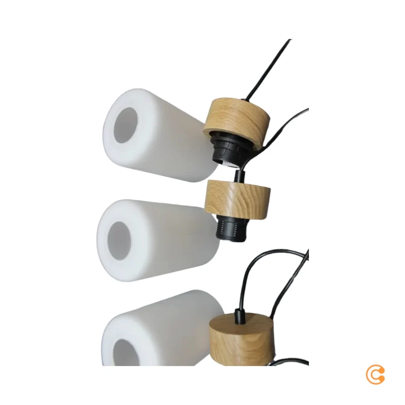 B-Ware Lamkur Lighting Hängeleuchte Pendelleuchte Opalglas 100 cm SIEHE TEXT/FOTO