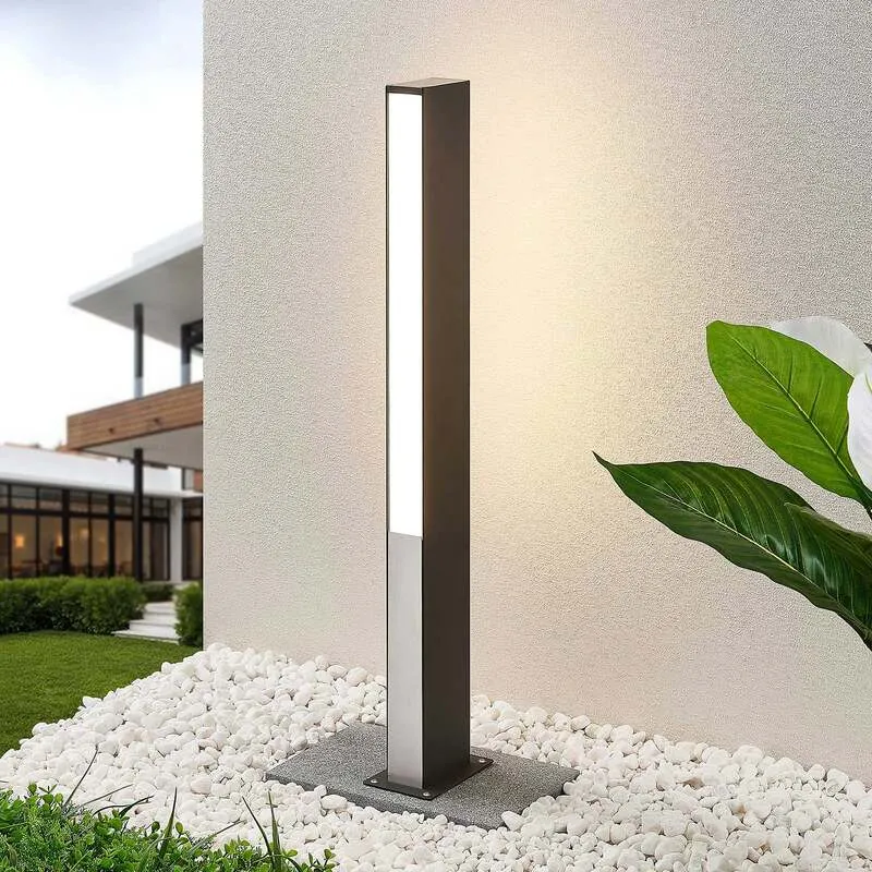 B-Ware Lucande Aegisa LED-Wegeleuchte Gartenleuchte Sockelleuchte Deko-Wegelicht 80 cm