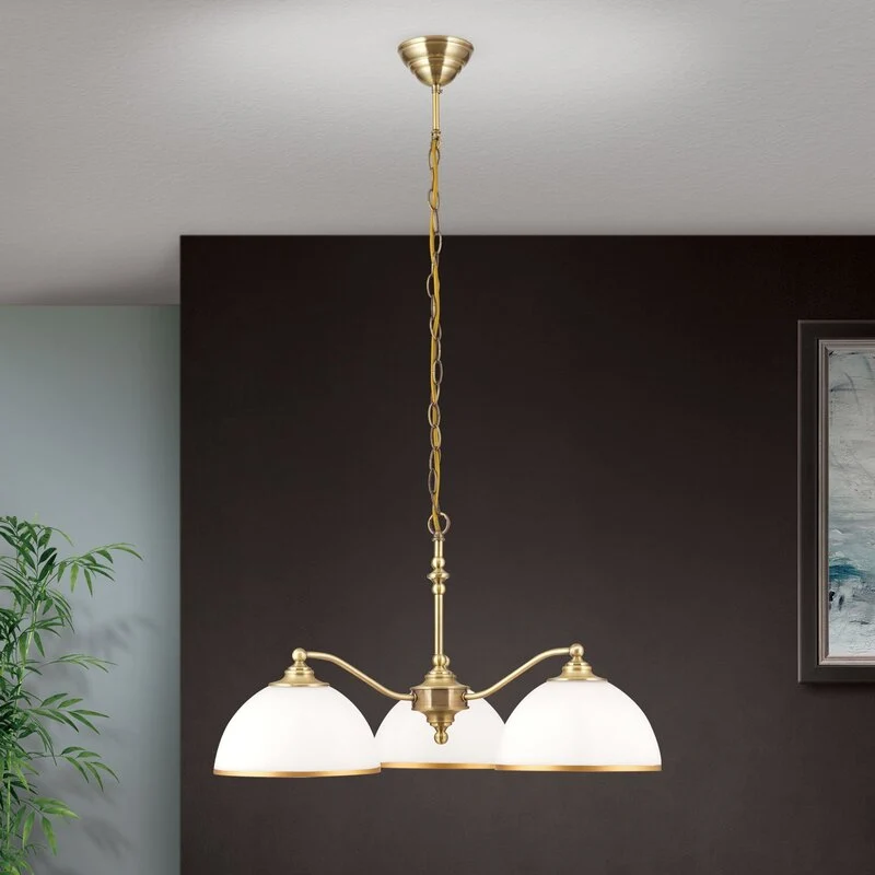 B-Ware Hängeleuchte Old Lamp mit Kettenabhängung 3-flg Hängelampe Lampe SIEHE TEXT/FOTO