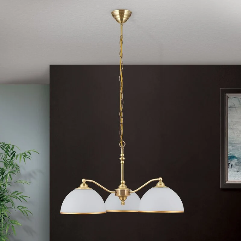 B-Ware Hängeleuchte Old Lamp mit Kettenabhängung 3-flg Hängelampe Lampe SIEHE TEXT/FOTO