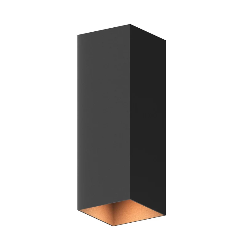 B-Ware Calex LED Außenwandleuchte Außenlampe Wandlampe Rectangle schwarz Aluminium G556