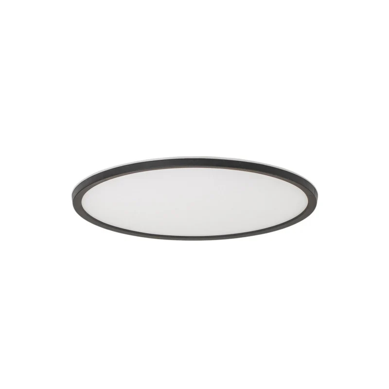 B-Ware Aqua LED Panel Deckenleuchte Lampe schwarz Metall Kunststoff dimmbar CCT 40376