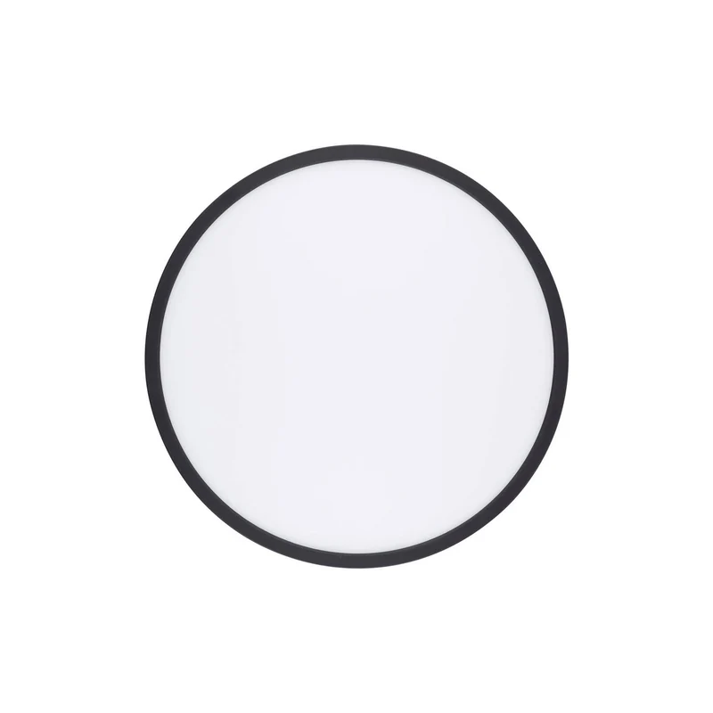 B-Ware Aqua LED Panel Deckenleuchte Lampe schwarz Metall Kunststoff dimmbar CCT 40376