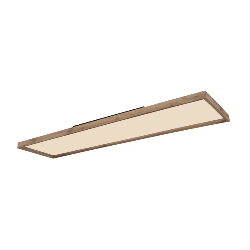 B-Ware Globo Deckenleuchte Zimmerlampe LED Cinderella Holzrahmen CCT Schalter 120x30220