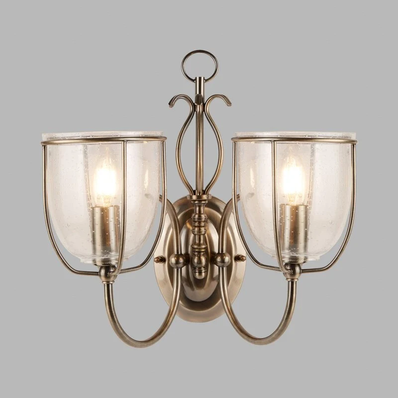 B-Ware Silhouette Wandleuchte Wandlampe 2-flammig Beleuchtung Wohnzimmer Innenbereich