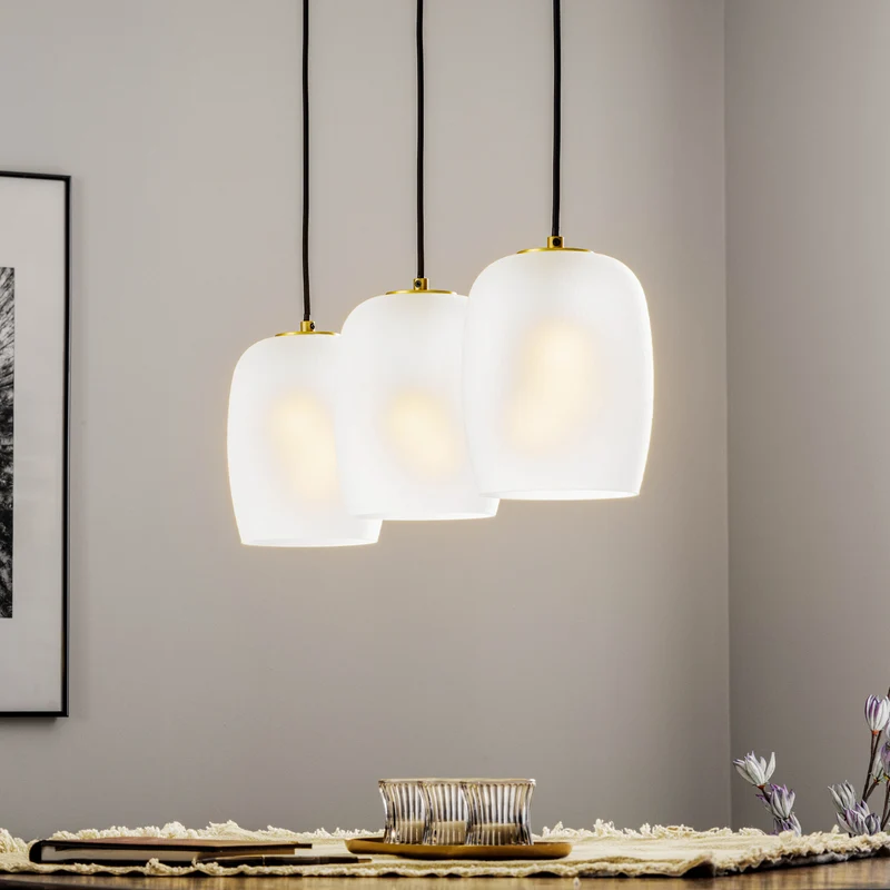B-Ware Lucande Taylan Hängeleuchte Deckenlampe Pendelleuchte Lampe 3flg SIEHE TEXT/FOTO