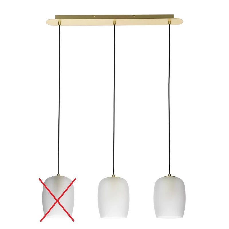 B-Ware Lucande Taylan Hängeleuchte Deckenlampe Pendelleuchte Lampe 3flg SIEHE TEXT/FOTO