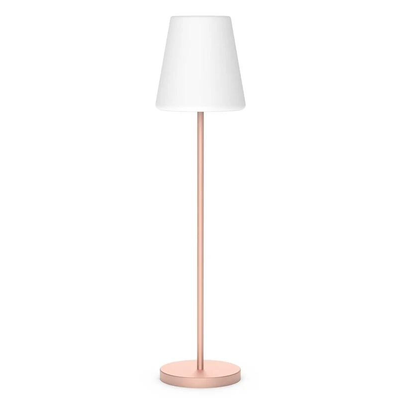 B-Ware Newgarden Stehlampe Bodenlampe LED Lola Slim rosegold warmweiß dimmbar Fernbe348