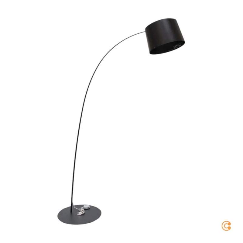B-Ware Foscarini Twiggy Bogenleuchte Standleuchte Stehlampe Lampe dimmbar schwarz E27