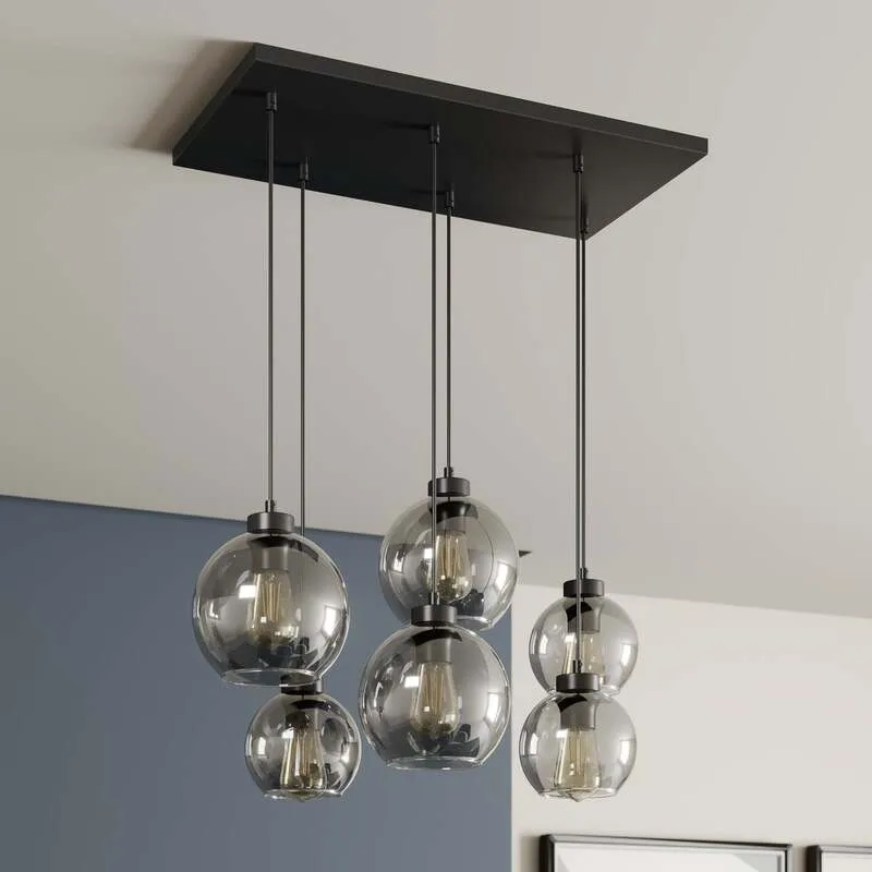 B-Ware Euluna Hängeleuchte Cubus Hängelampe Lampe Leuchte sechsflammig SIEHE TEXT/F319