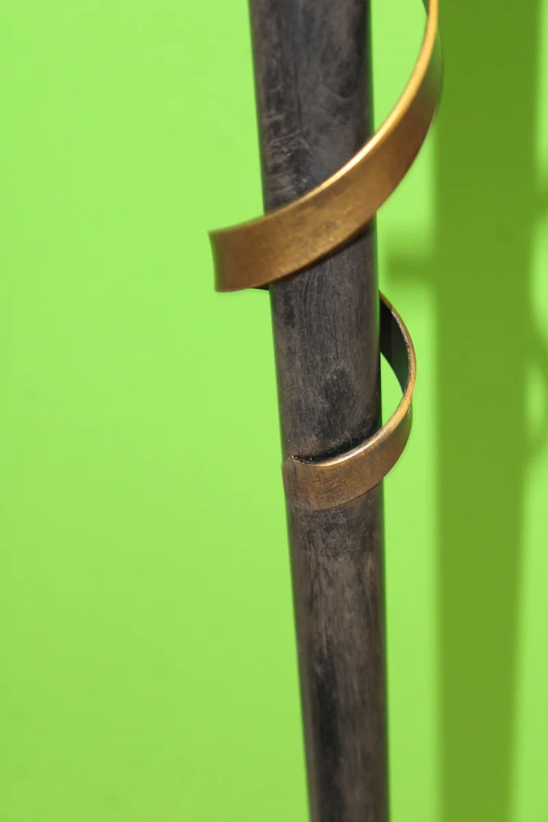 B-Ware Kögl Stehleuchte Lampe Leuchte goldener Spirale Rost Gold Metall SIEHE TEXT/FOTO