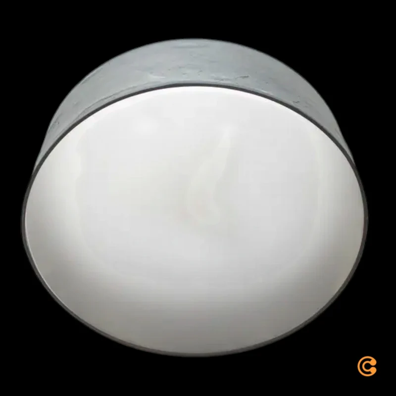 B-Ware LeuchtNatur Deckenlampe Deckenleuchte Discus Schiefer Stein Anthrazit 48 cm