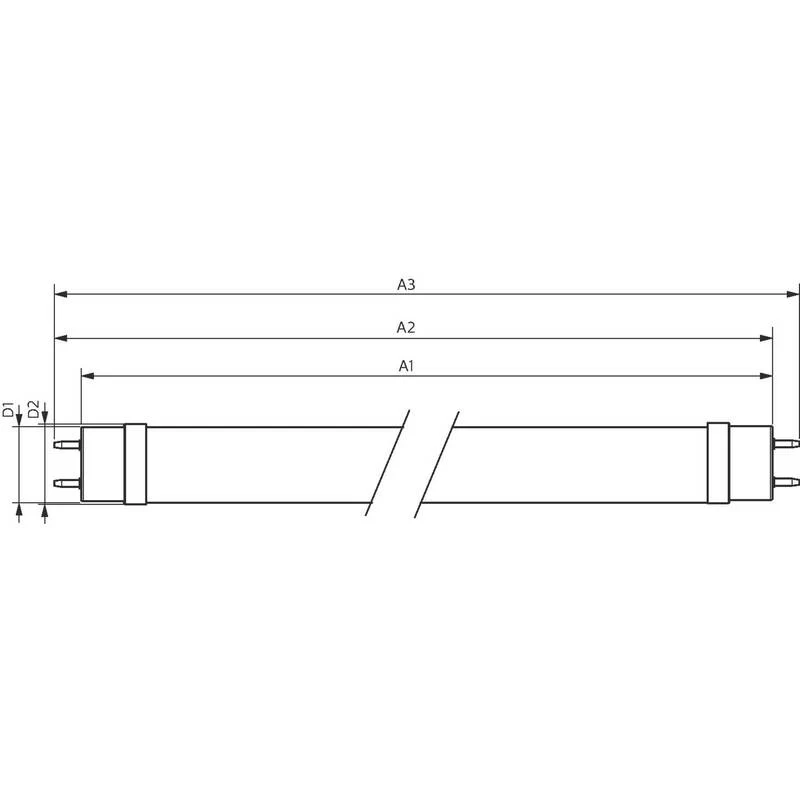 B-Ware Philips Lighting LED G13 Röhrenform T8 KVG VVG 23 W Leuchtmittel 10 STÜCK