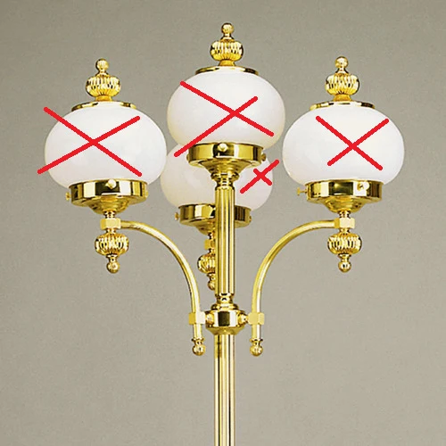 B-Ware Delia Stehleuchte Stehlampe Leuchte Lampe Standlampe Licht SIEHE TEXT/FOTO