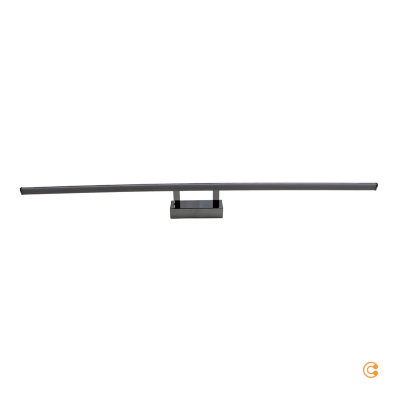 B-Ware Fabas Luce Spiegelleuchte Badleuchte LED Nala verchromt Metall satiniert 110 cm