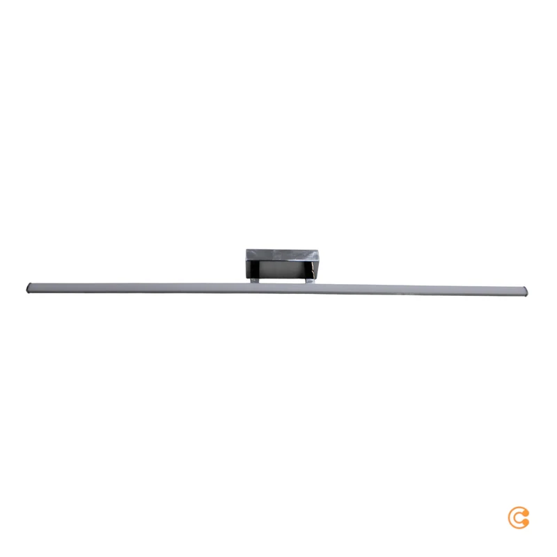 B-Ware Fabas Luce Spiegelleuchte Badleuchte LED Nala verchromt Metall satiniert 110 cm