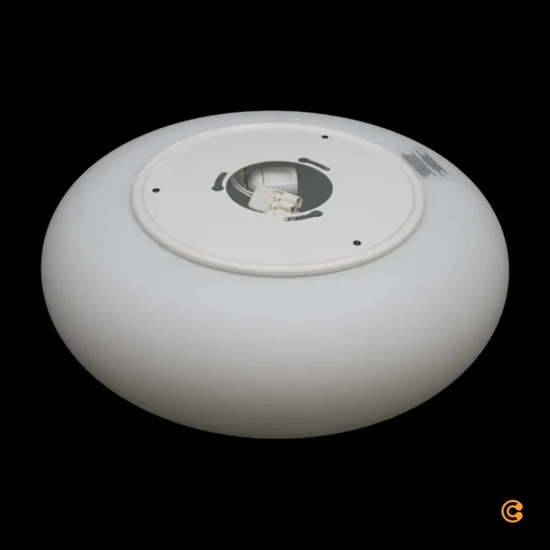 B-Ware Itka Hängeleuchte Pendelleuchte weiß Glas Ø 50 cm Wohnraumbeleuchtung weiß